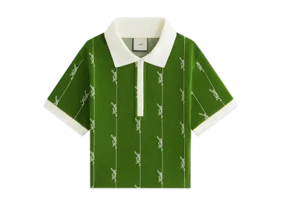 Kith Women Taylen Pique Logo Knit Polo "Turf"