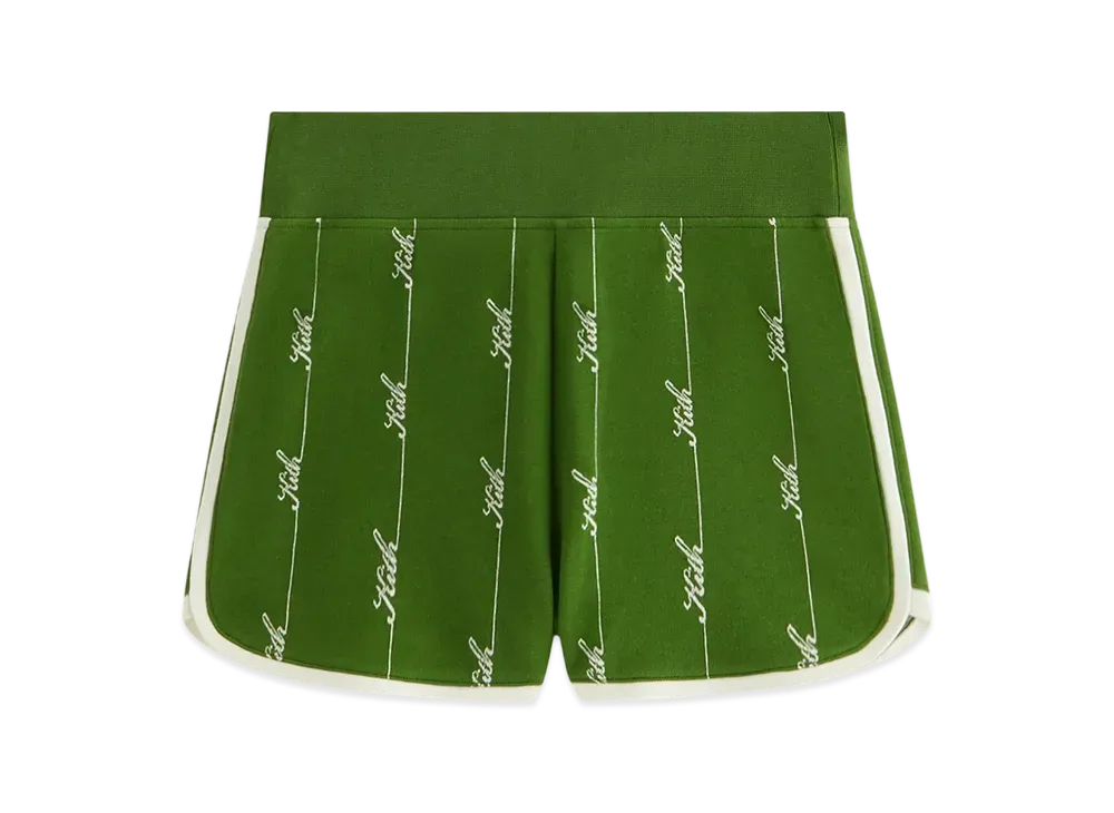 Kith Women Mica Pique Logo Knit Short "Turf"