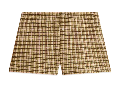 Kith Women Ida II Bubble Check Boxer Short "Protea"