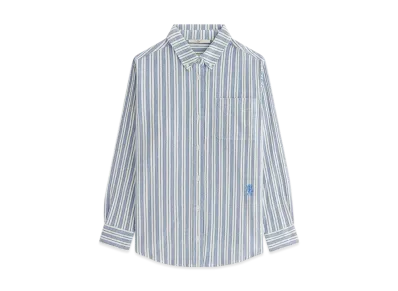 Kith Women Ora II Dobby Stripe Shirt "Royal"