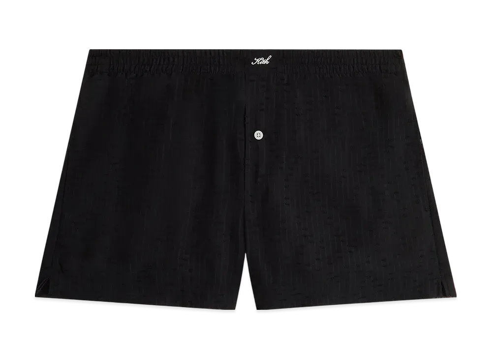 Kith Women Ida II Clipped Jacquard Boxer Short "Black"