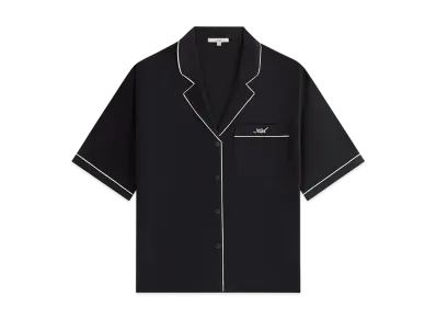 Kith Women Elena Snap Front Shirt "Black"