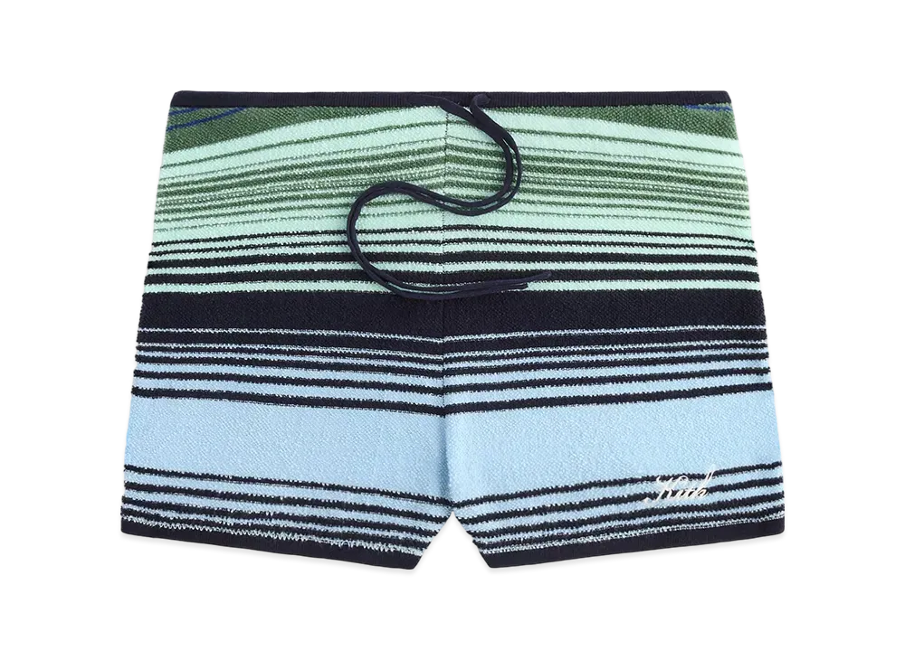 Kith Women Avyn Multi Micro Sweater Short "Celeste"