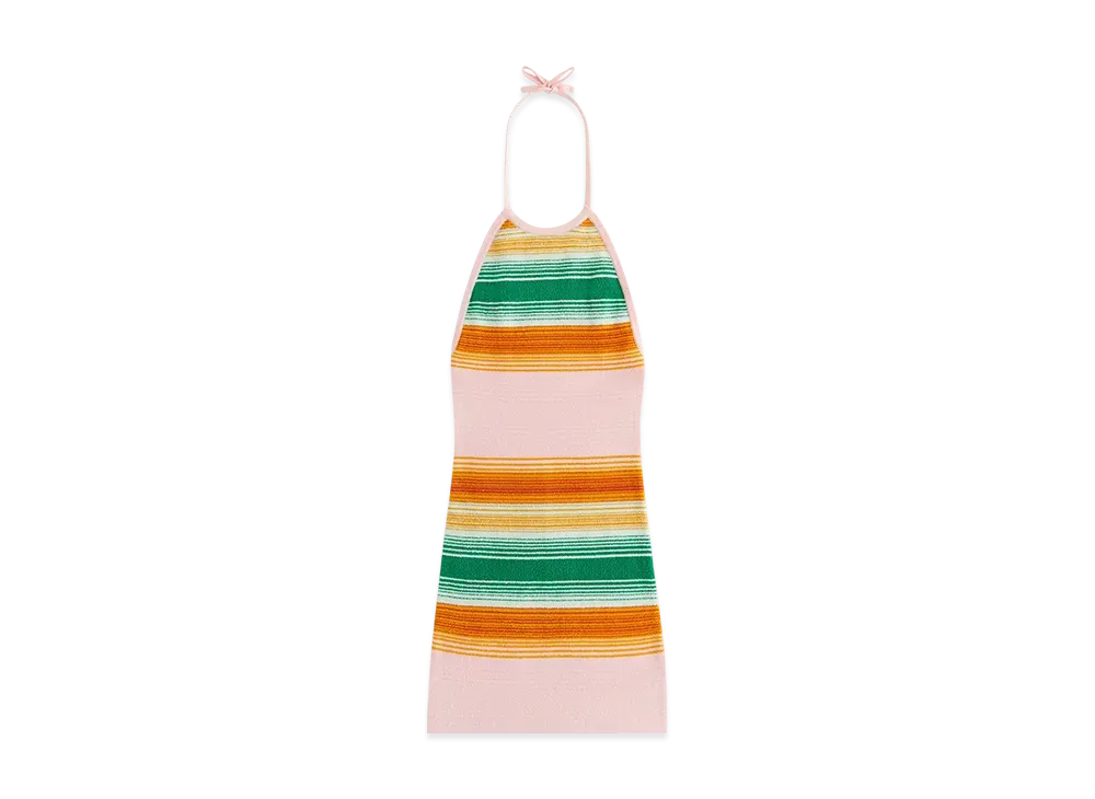 Kith Women Ami Halter Multi Sweater Dress "Midsummer"