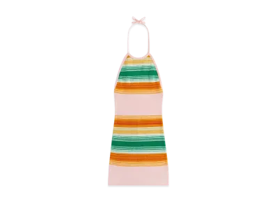 Kith Women Ami Halter Multi Sweater Dress "Midsummer"