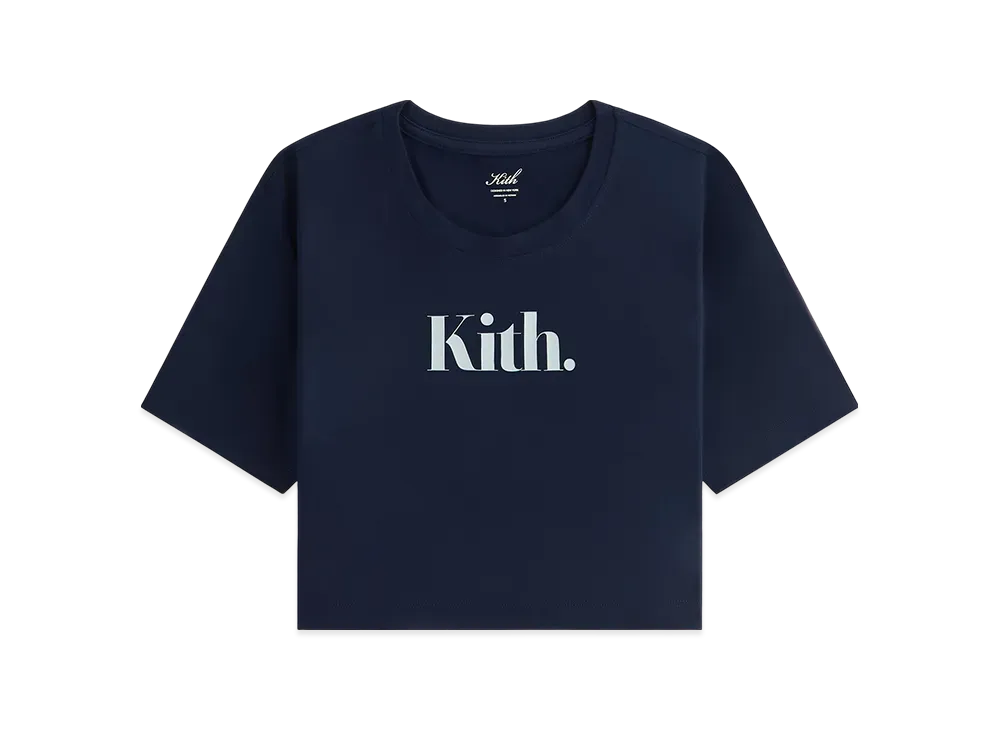 Kith Women Misha Super Crop Tee "Nocturnal"