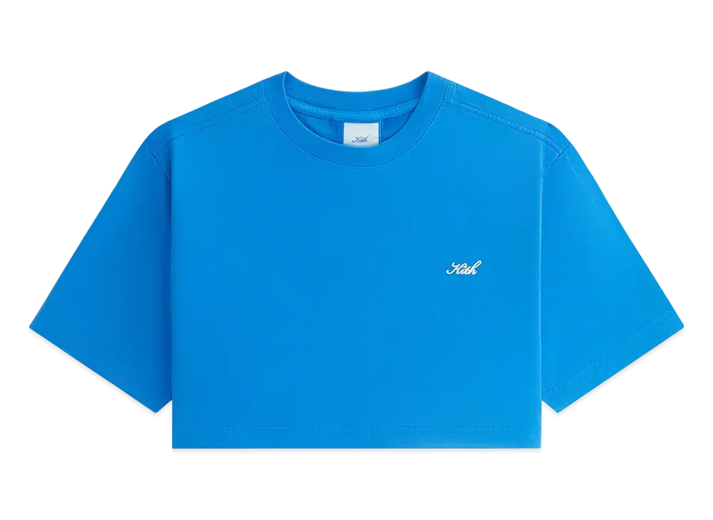 Kith Women Fei Cropped Tee "Royal"