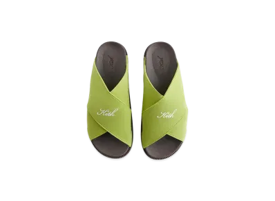Kith Women Criss Cross Slides "Pistachio"