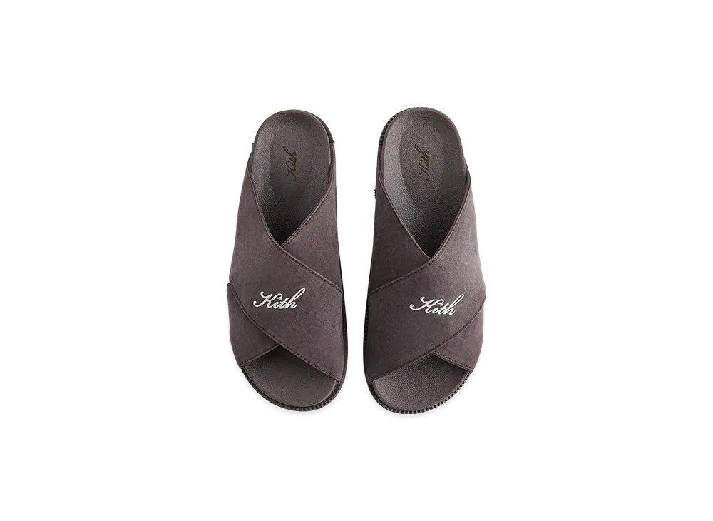 Kith Women Criss Cross Slides "Incognito"