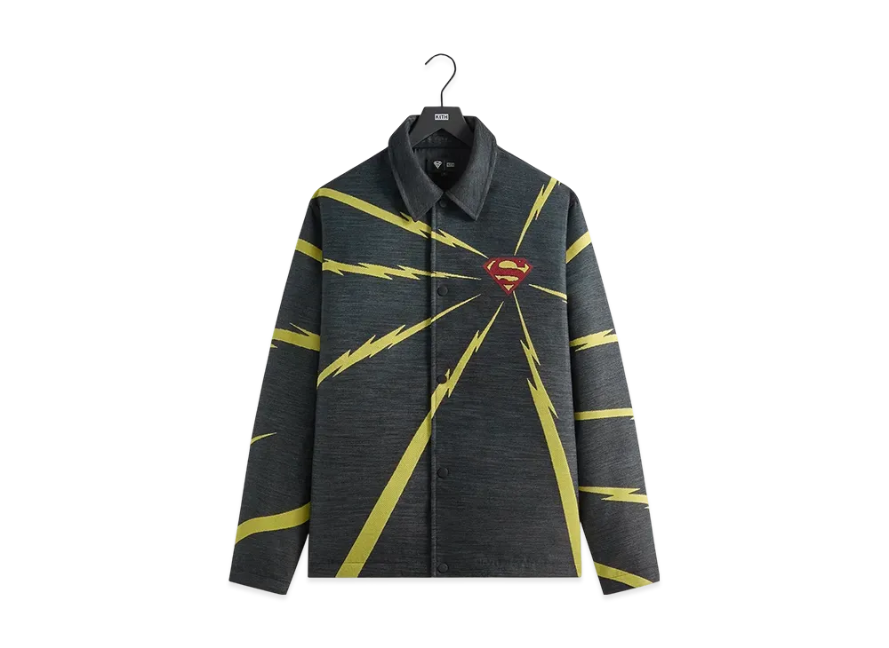 Kith x Superman Lightning Tapestry Jacket "Black"