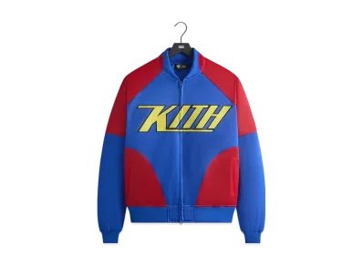 Kith x Superman Satin Bomber Jacket "Cyclone"