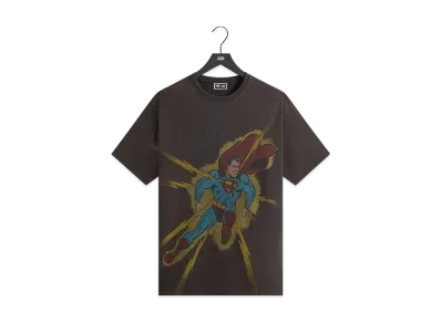 Kith x Superman Lightning Bolt Tee "Black"