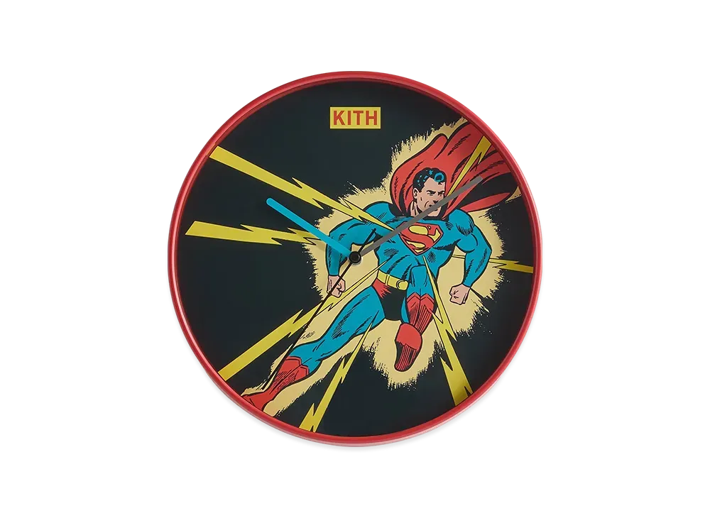 Kith x Superman Lightning Bolt Clock "Multi"