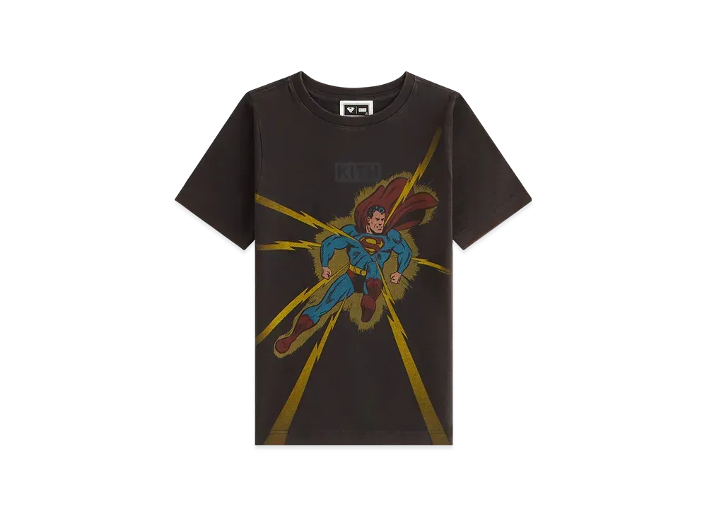 【KITH】Kith ライトニングボルト スーパーマン Tシャツ Kith x Superman Kids Lightning Bolt Tee
