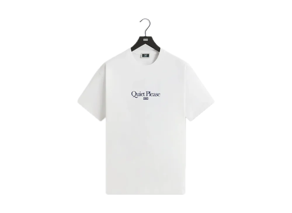 Kith x Wilson Quiet Please Tee "White"