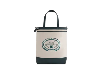 Kith x Wilson Do All Leather Trimmed Canvas Tote "Stadium"