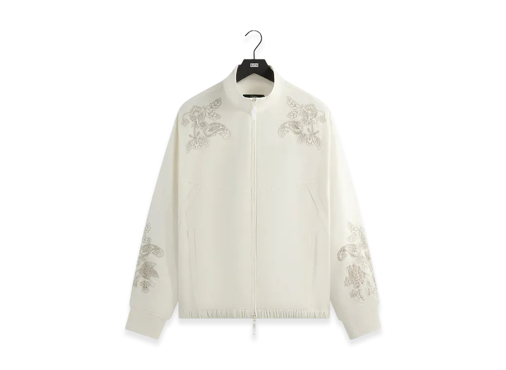 Kith x Wilson Embroidered Mesh Track Jacket "White"