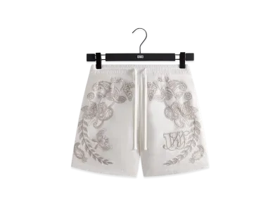 Kith x Wilson Embroidered Mesh Active Short "White"
