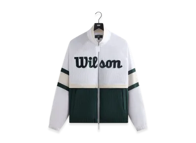Kith x Wilson Dobby Track Jacket "White"