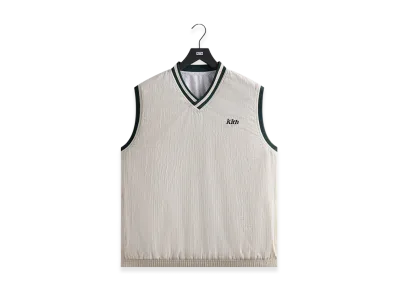 Kith x Wilson Dobby Reversible Vest "Sandrift"