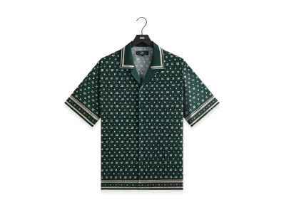 Kith x Wilson Silk Lyocell Thompson Camp Collar Shirt "Stadium"