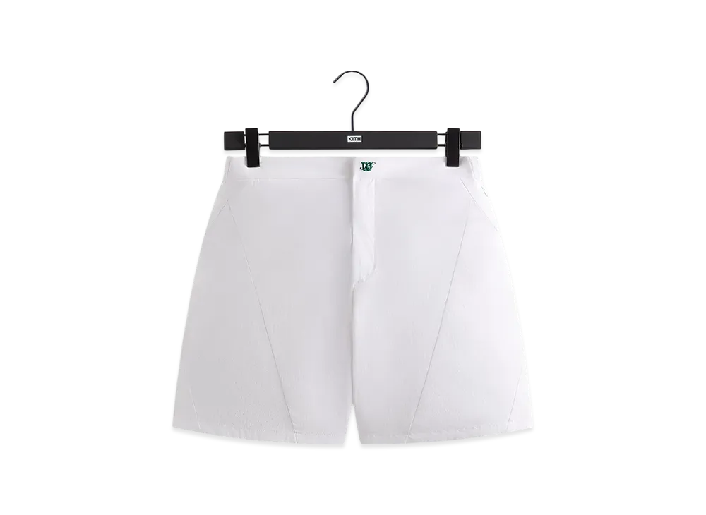 Kith x Wilson Fraser Court Short "White"