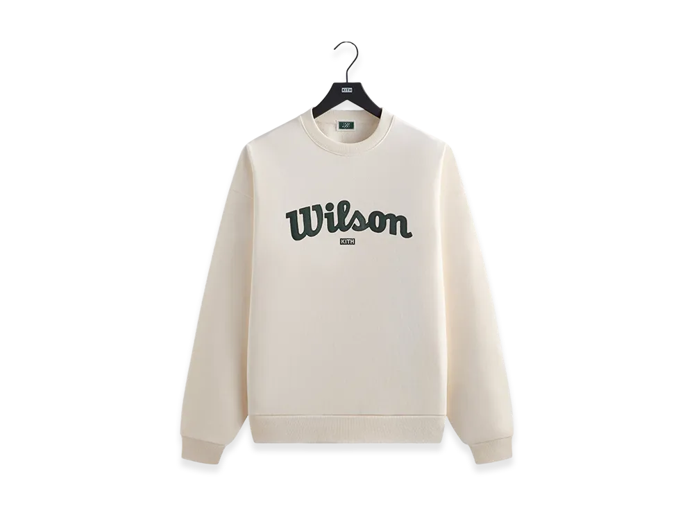 25SS新作★ KITH セリフ・ネルソンクルーネック Kith for Wilson Nelson Crewneck 