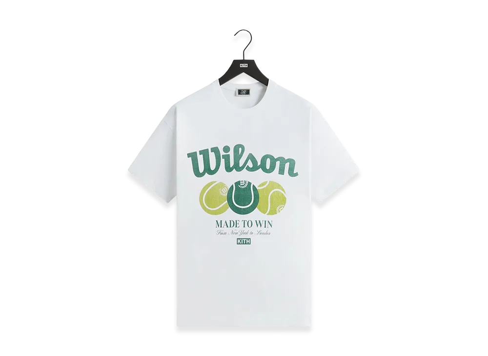 キス x ウイルソン メイドトゥウィンヴィンテージTシャツ "ホワイト"