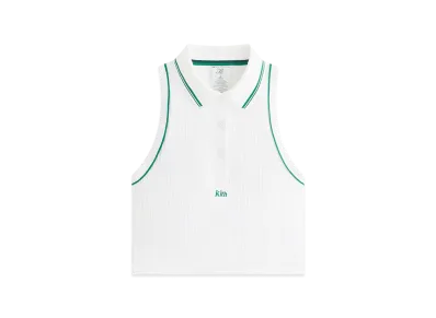 Kith Women for Wilson Classic Cropped Polo "White"