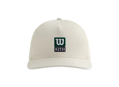 Kith x Wilson Nylon Baylow Pinch Crown Cap "Sandrift"