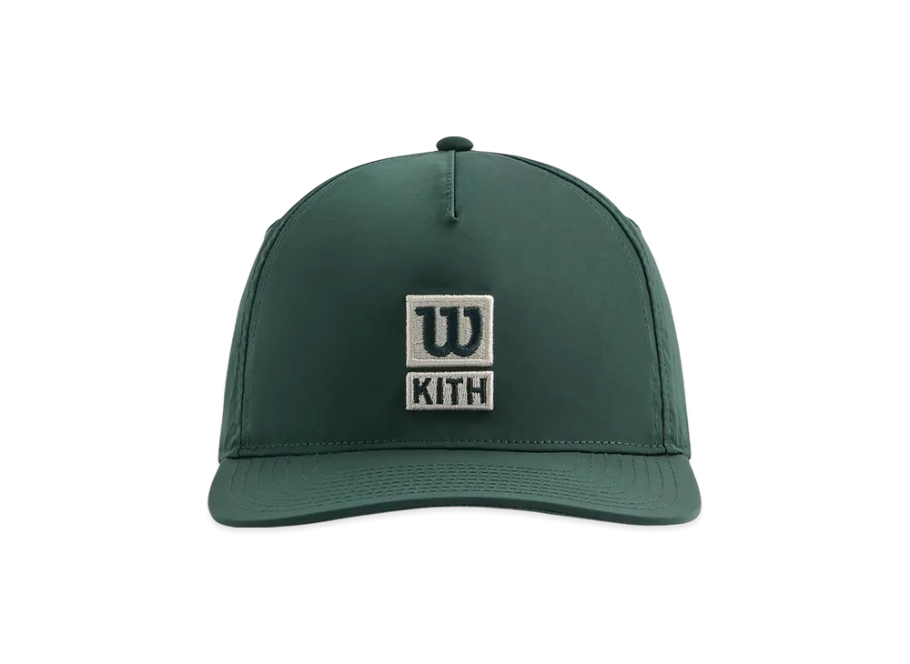 Kith x Wilson Nylon Baylow Pinch Crown Cap "Stadium"