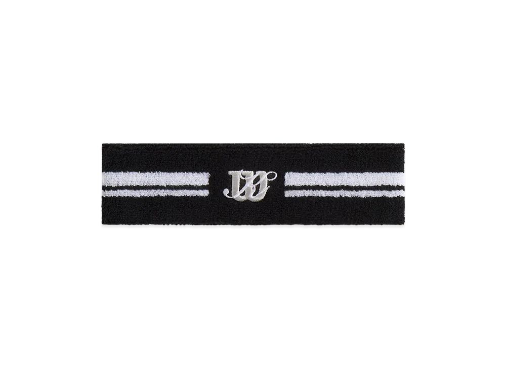 Kith x Wilson Terry Stripe Headband "Black"