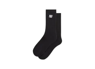 Kith x Wilson Logo Crew Socks "Black"