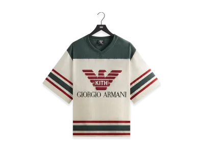 Kith x Giorgio Armani Open Weave Malik Jersey "Sandrift"