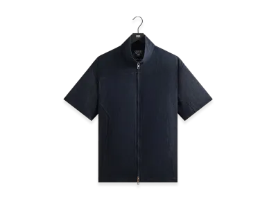 Kith x Giorgio Armani Open Weave Colton Zip-Up Shirt "Nocturnal"