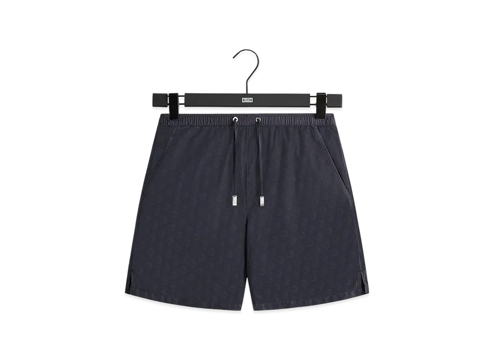 Kith x Giorgio Armani Jacquard Collins Swim Short "Ink"