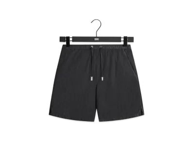 Kith x Giorgio Armani Jacquard Collins Swim Short "Black"