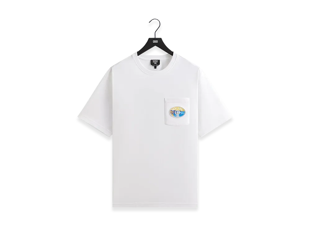 Kith x Giorgio Armani Malibu Pocket Tee "White"