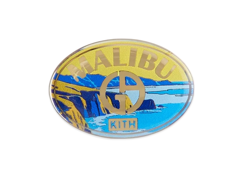 Kith x Giorgio Armani Malibu Pin "Multi"