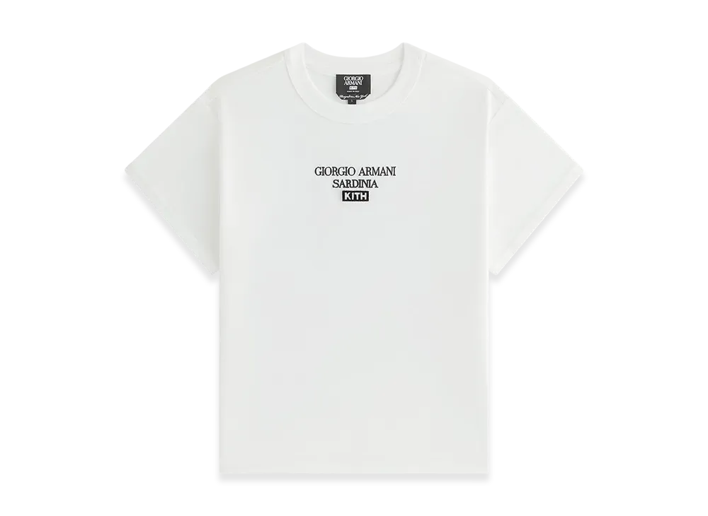 【KITH】キス＆ジョルジオ アルマーニ Tシャツ KITH の Monday Program™ に Giorgio Armani とのコラボTシャツ