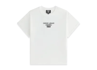 Kith x Giorgio Armani Women's Sardinia Mulberry Tee "White"
