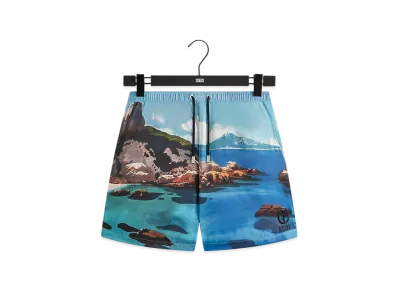 Kith x Giorgio Armani Sardinia Collins Swim Short "Multi"