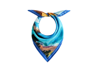 Kith x Giorgio Armani Sardinia Printed Silk Bandana "Multi"