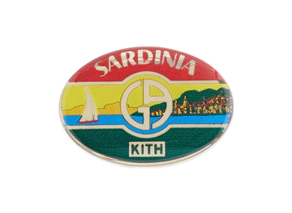 Kith x Giorgio Armani Sardinia Pin "Multi"