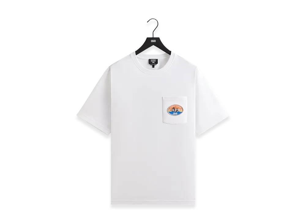Kith x Giorgio Armani Capri Pocket Tee "White"