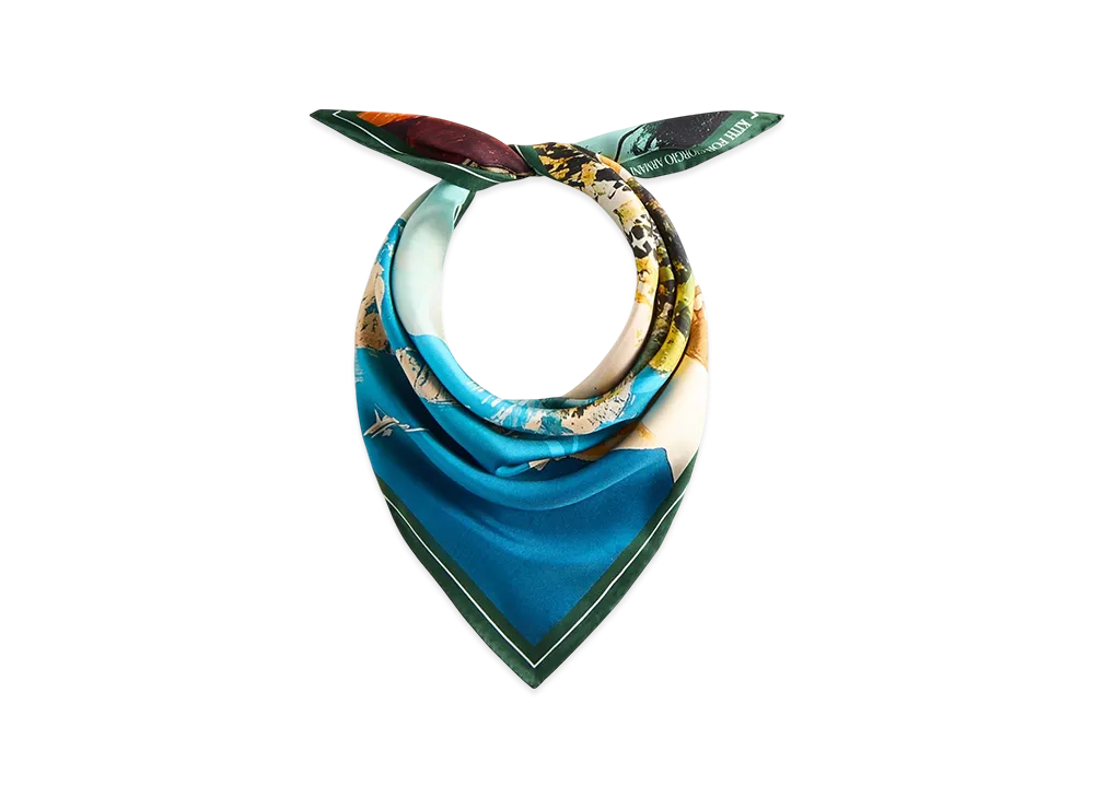 Kith x Giorgio Armani Capri Printed Silk Bandana "Multi"