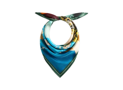 Kith x Giorgio Armani Capri Printed Silk Bandana "Multi"