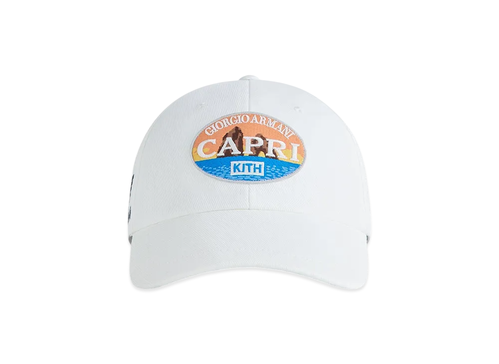 Kith x Giorgio Armani Capri Classic Cap "White"