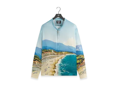 Kith x Giorgio Armani Forte dei Marmi Long Sleeve Zip-Up Shirt "Multi"