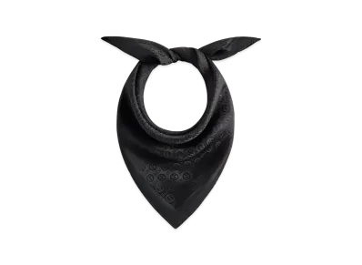 Kith x Giorgio Armani Monogram Jacquard Silk Bandana "Black"